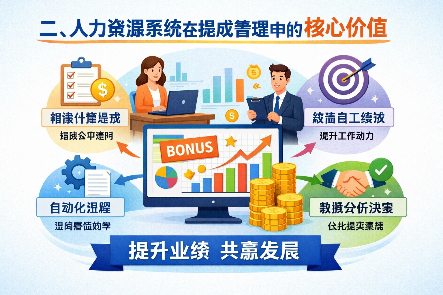 二、人力资源系统在提成管理中的核心价值