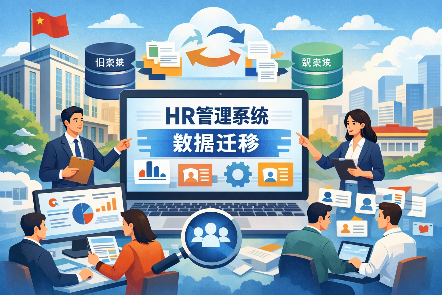 高效HR管理软件与人事系统数据迁移在国企人力资源系统中的关键作用