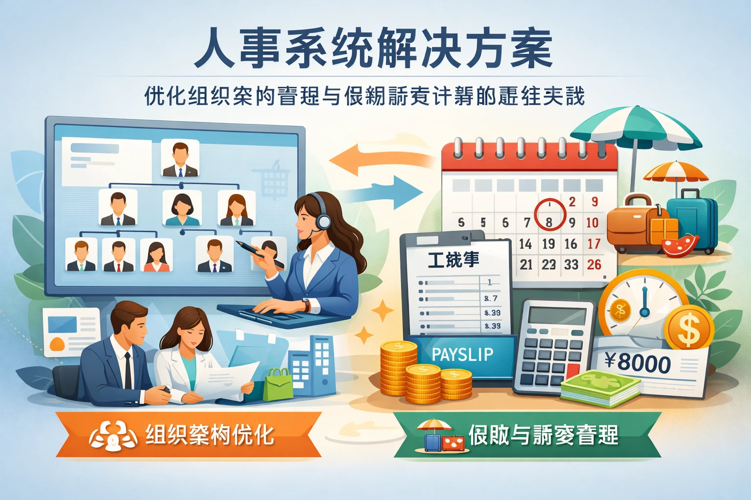 人事系统解决方案：优化组织架构管理与假期薪资计算的最佳实践