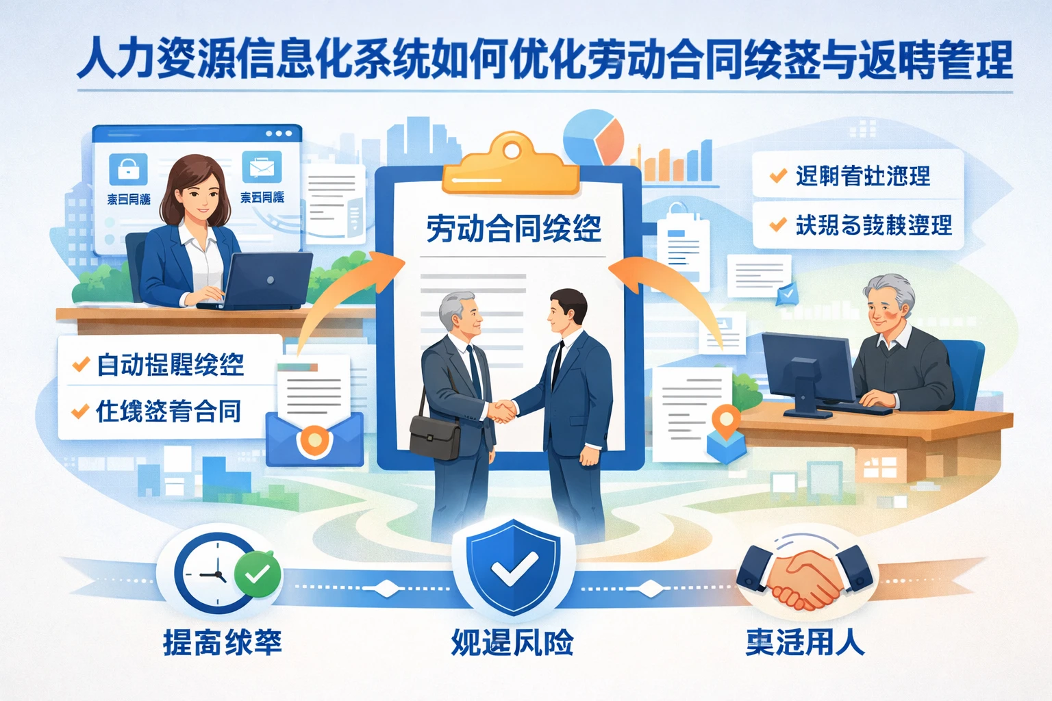 人力资源信息化系统如何优化劳动合同续签与返聘管理