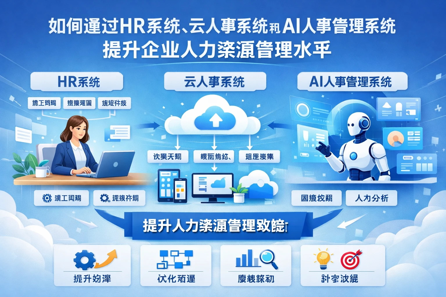 如何通过HR系统、云人事系统和AI人事管理系统提升企业人力资源管理水平