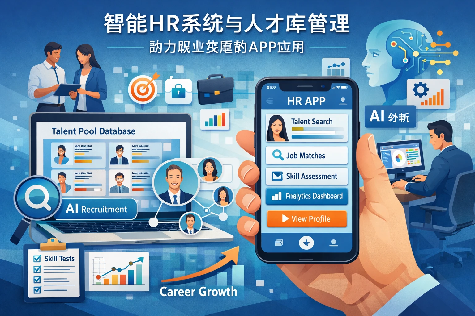 现代人力资源系统与人才库管理系统的全面解析：助力职业发展的智能APP应用