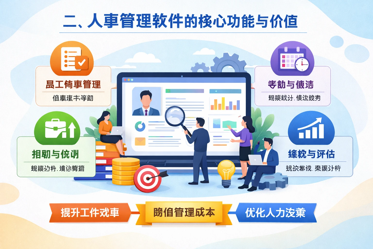 二、人事管理软件的核心功能与价值