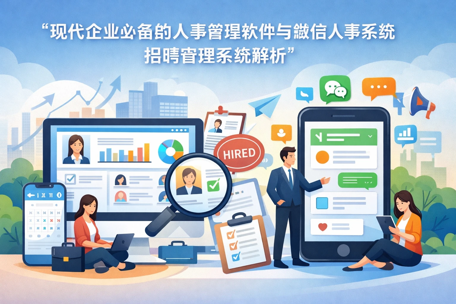 现代企业必备的人事管理软件与微信人事系统招聘管理系统解析