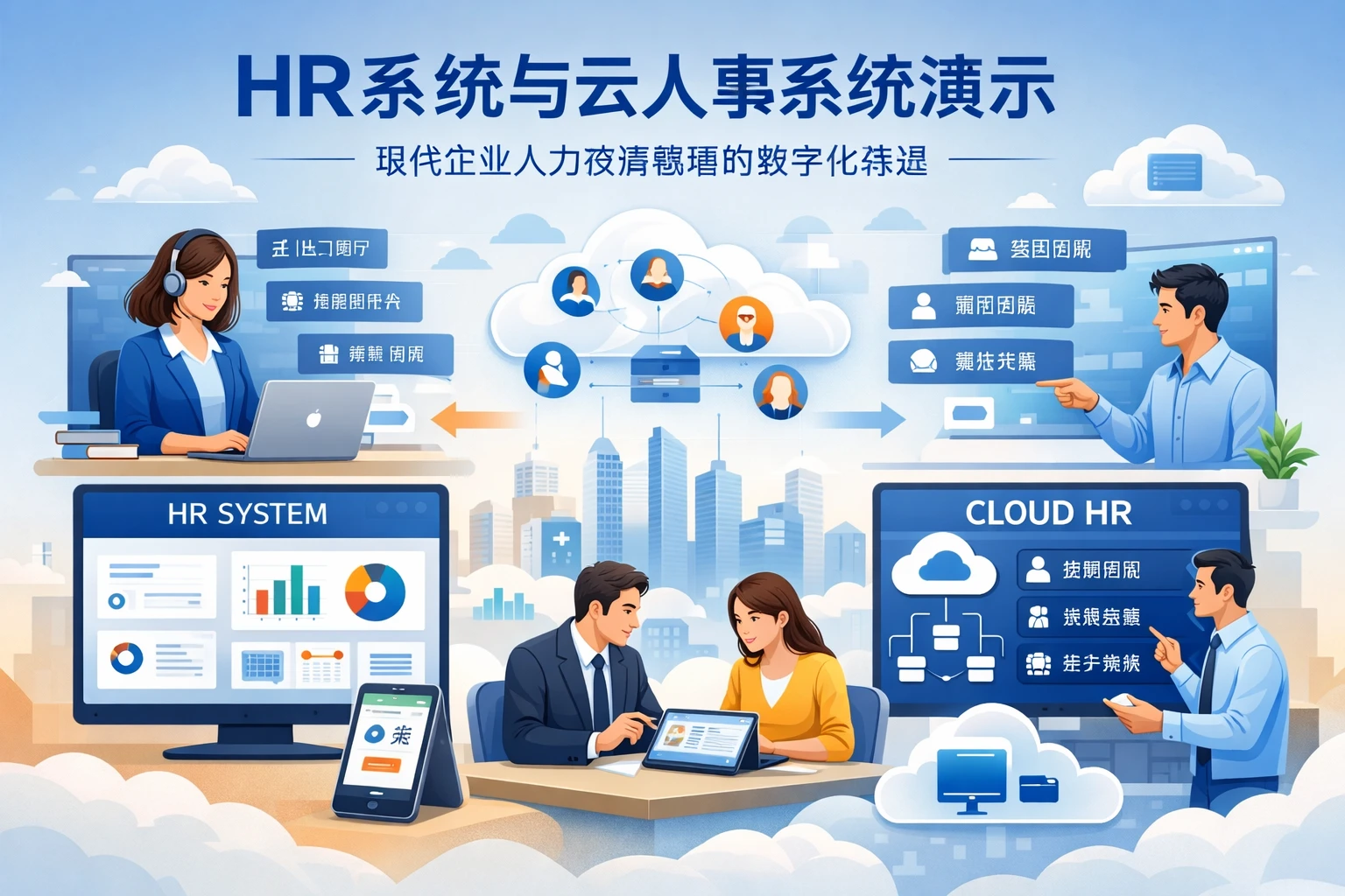 HR系统与云人事系统演示:现代企业人力资源管理的数字化转型
