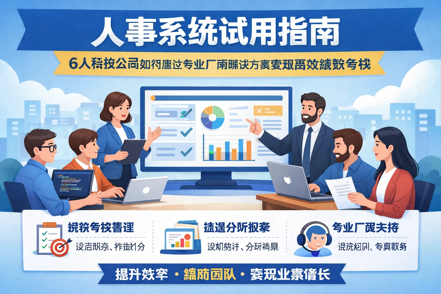 人事系统试用指南：6人科技公司如何通过专业厂商解决方案实现高效绩效考核
