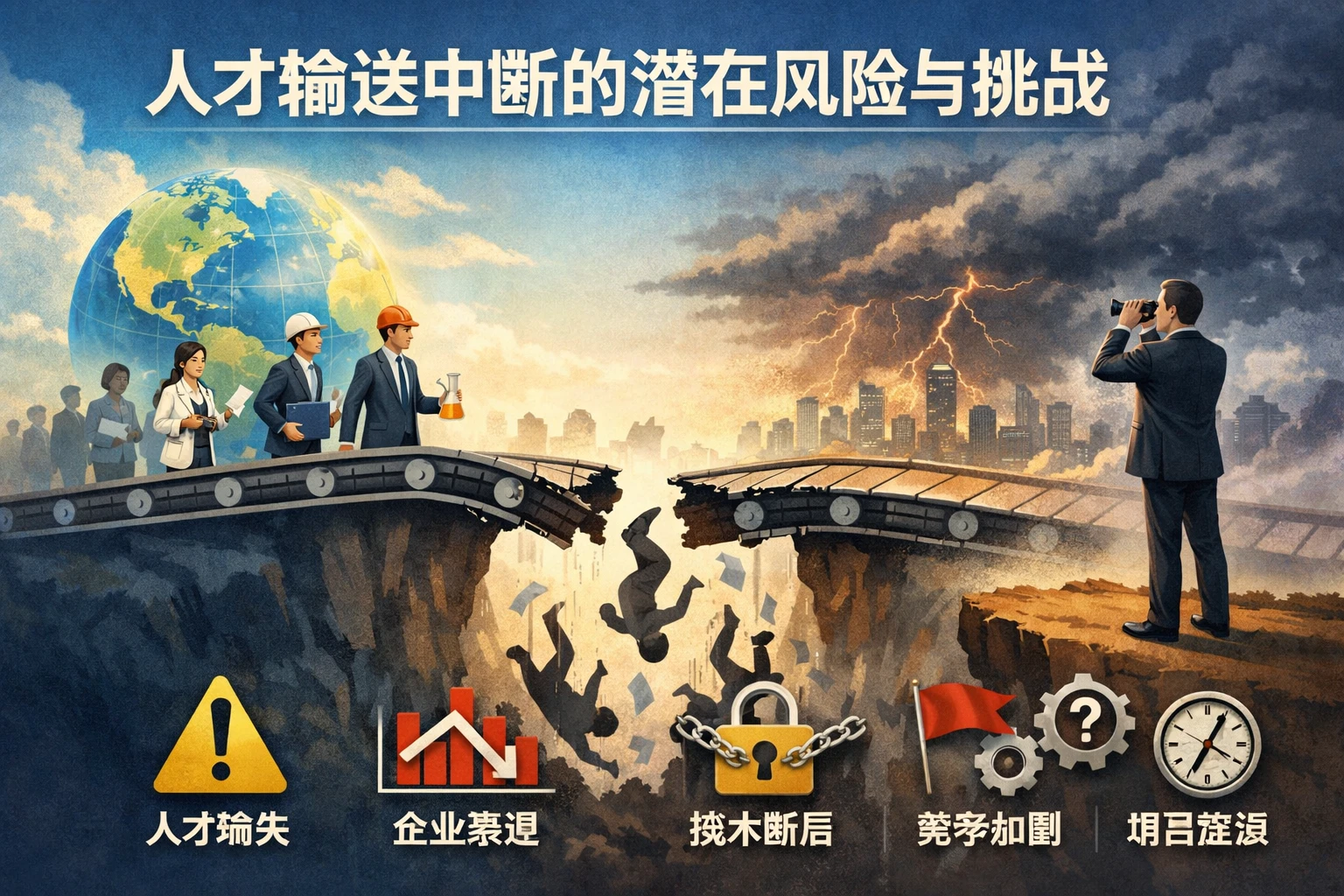 人才输送中断的潜在风险与挑战