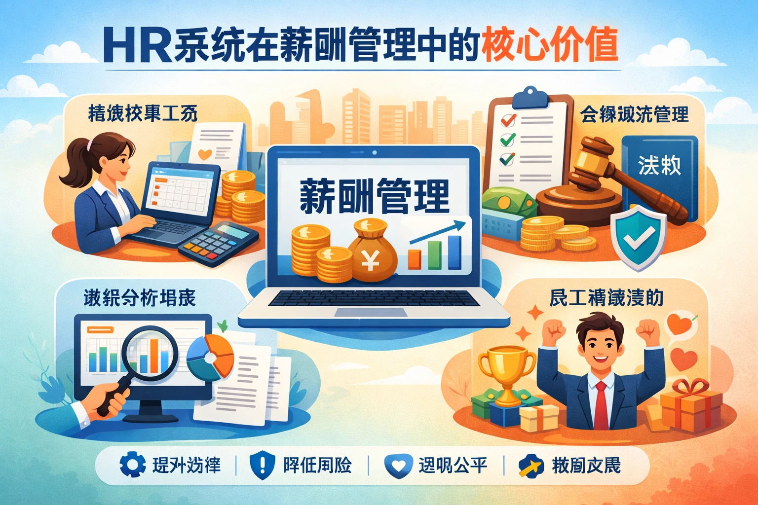 HR系统在薪酬管理中的核心价值