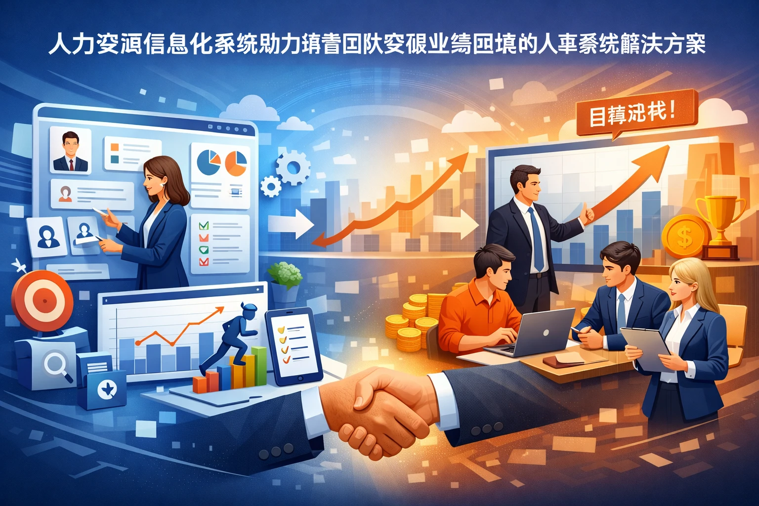 人力资源信息化系统助力销售团队突破业绩困境的人事系统解决方案