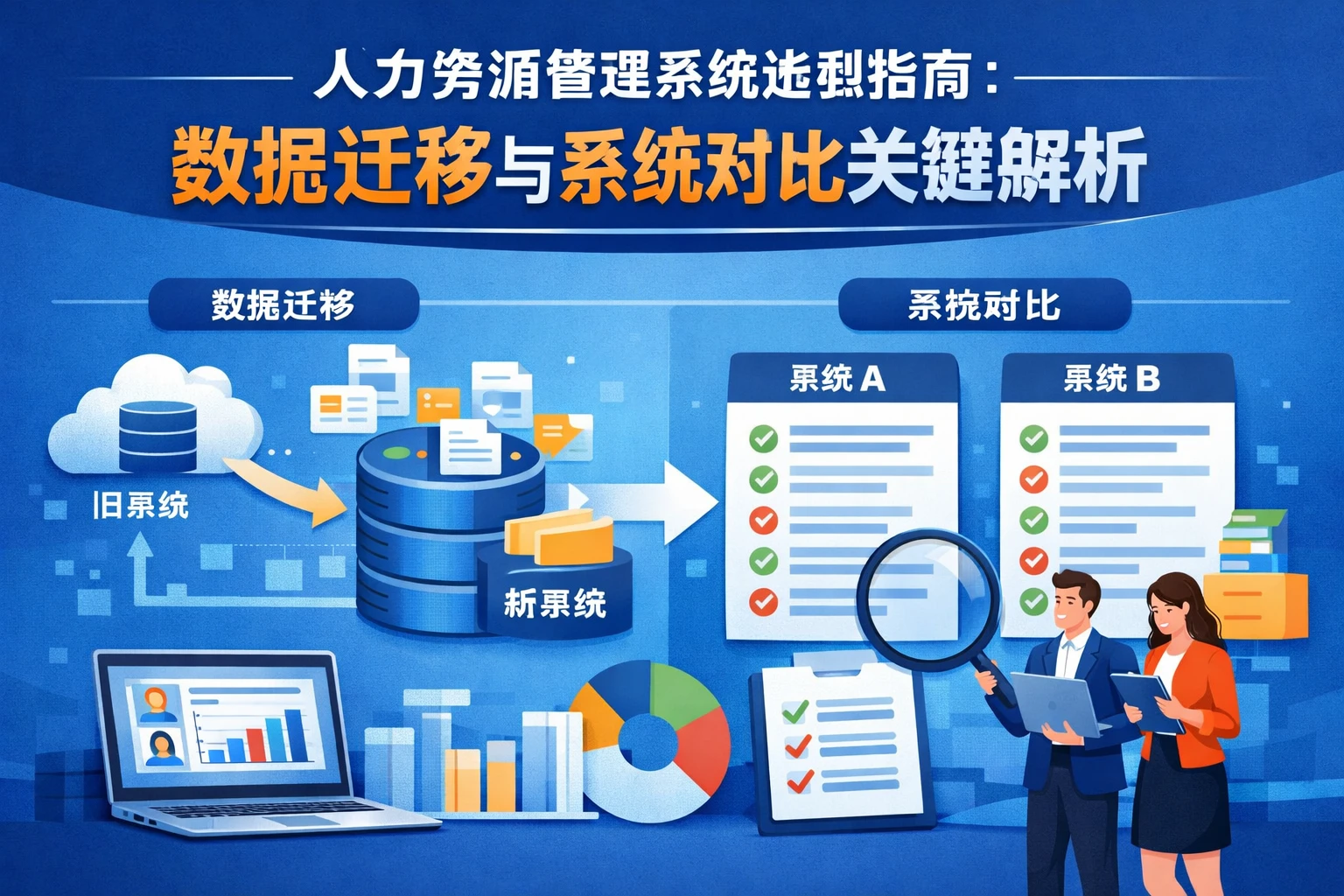 人力资源管理系统选型指南：数据迁移与系统对比关键解析