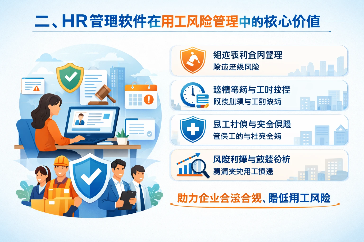 二、HR管理软件在用工风险管理中的核心价值