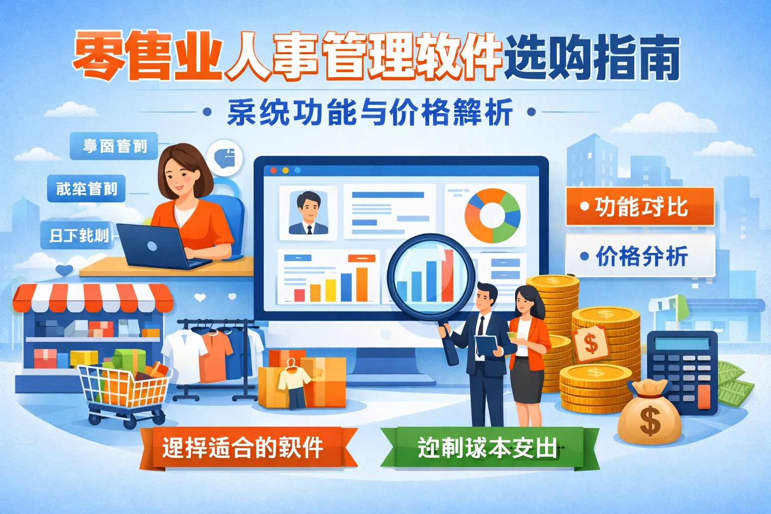 零售业人事管理软件选购指南：系统功能与价格解析