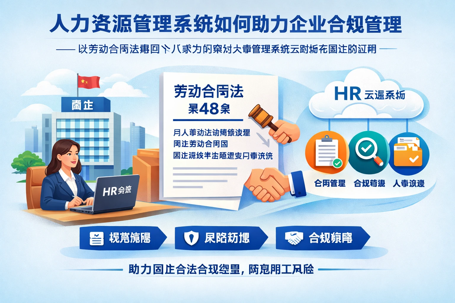人力资源管理系统如何助力企业合规管理——以劳动合同法第四十八条为例探讨人事管理系统云端版在国企的应用