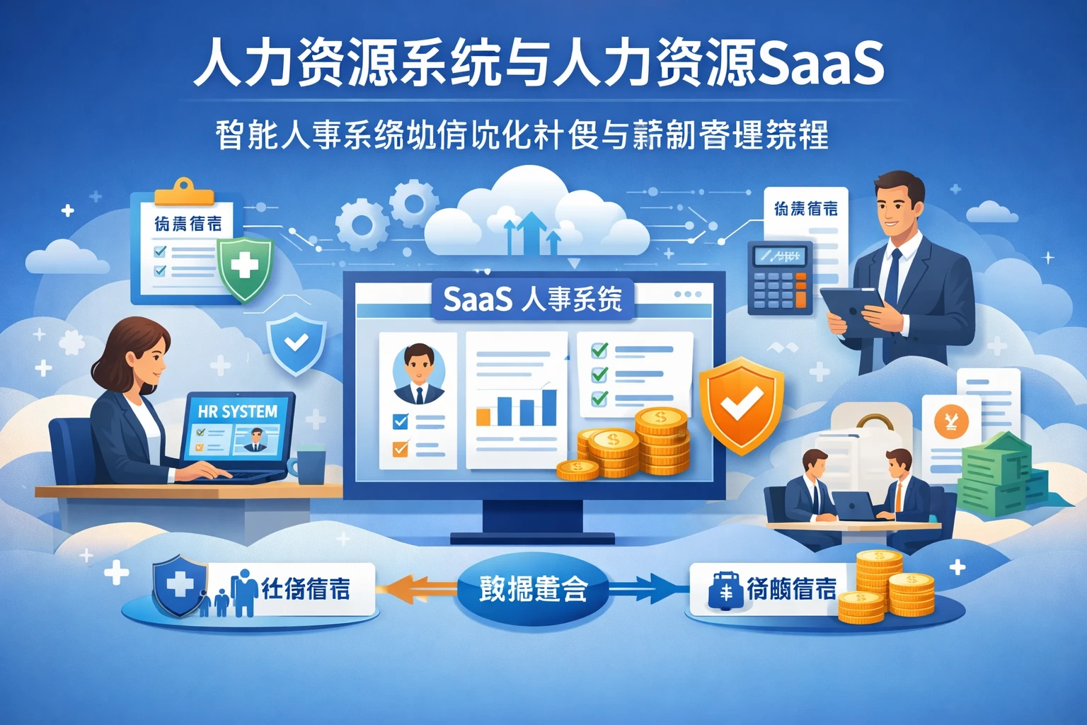人力资源系统与人力资源SaaS：智能人事系统如何优化社保与薪酬管理流程