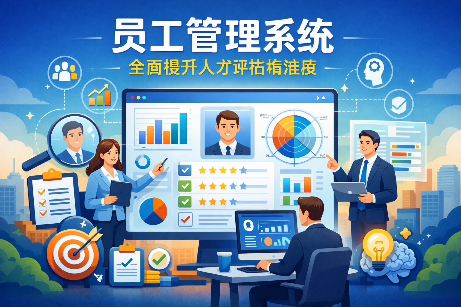 员工管理系统：全面提升人才评估精准度
