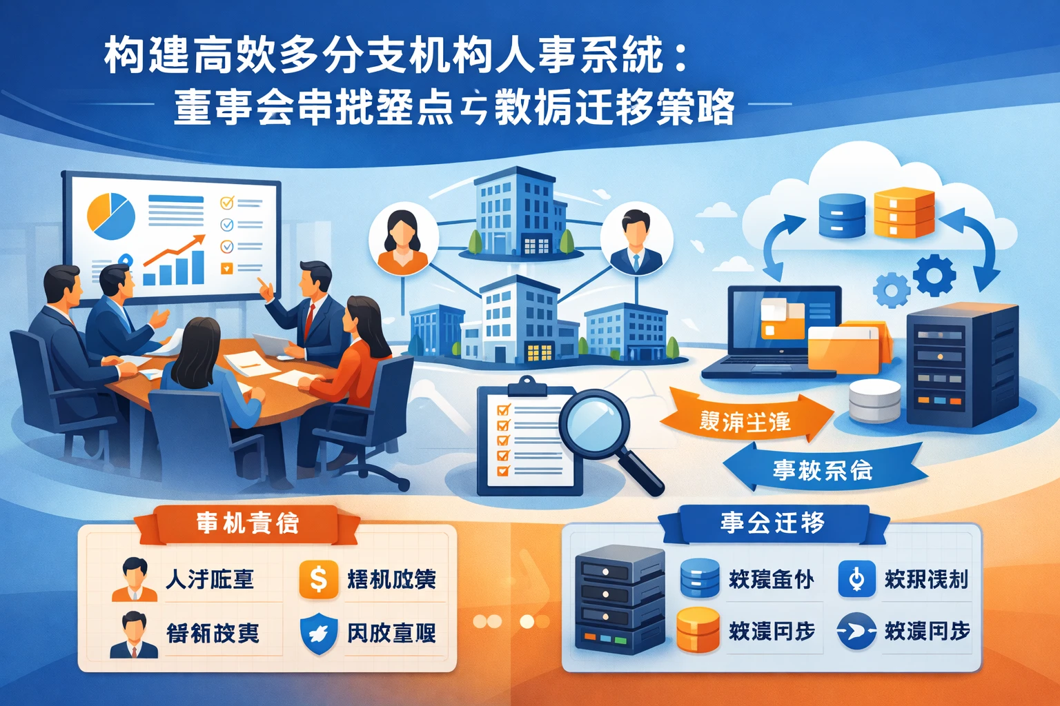 构建高效多分支机构人事系统：董事会审批要点与数据迁移策略