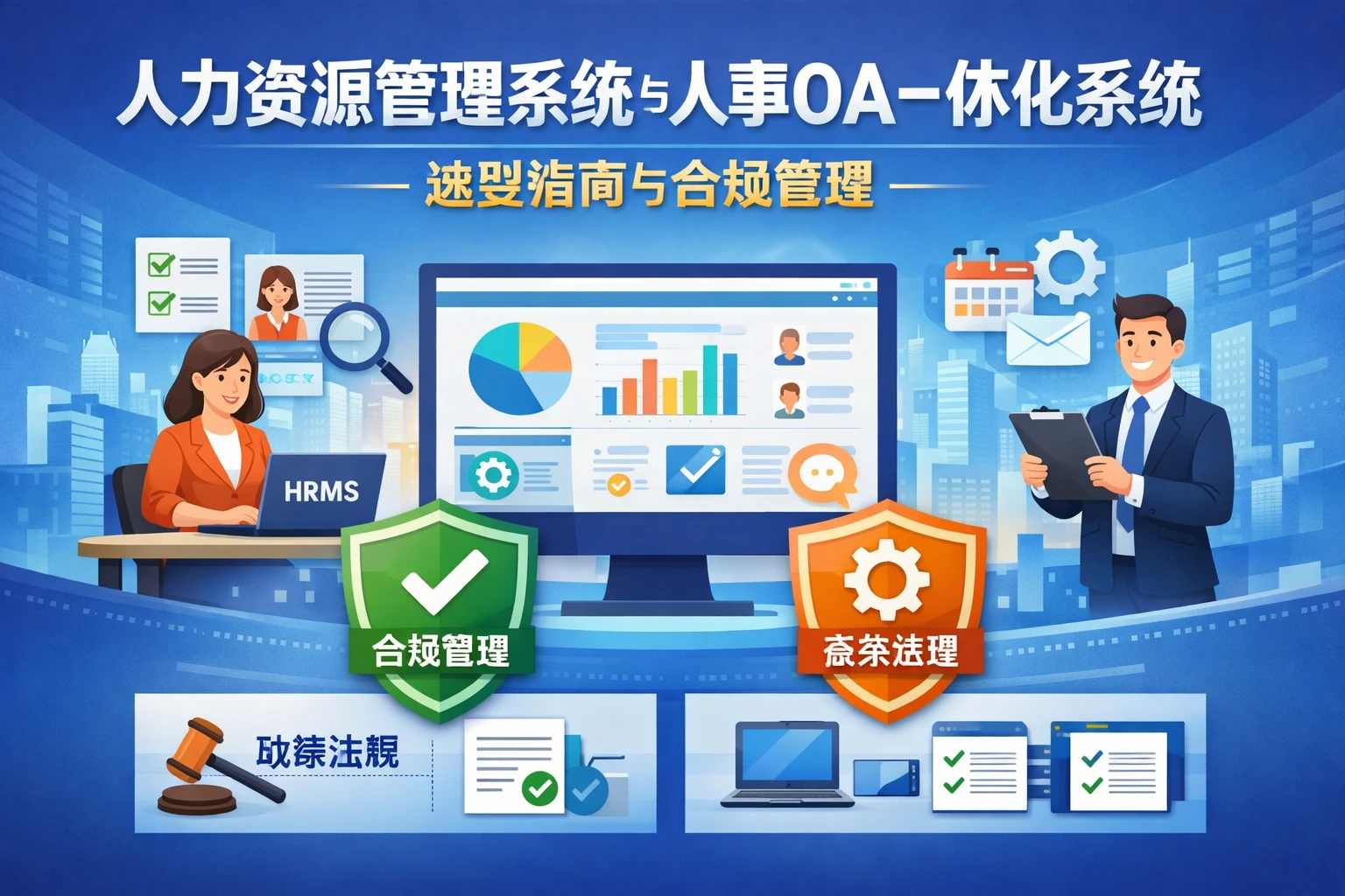 人力资源管理系统与人事OA一体化系统：选型指南与合规管理