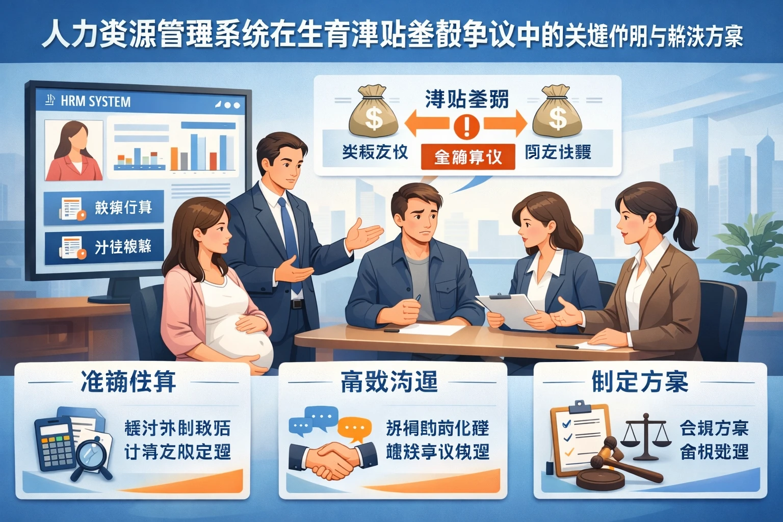 人力资源管理系统在生育津贴差额争议中的关键作用与解决方案