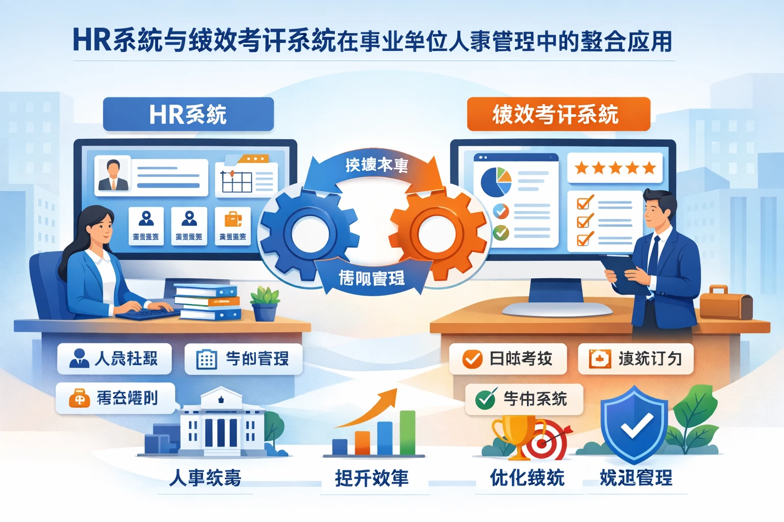 HR系统与绩效考评系统在事业单位人事管理中的整合应用