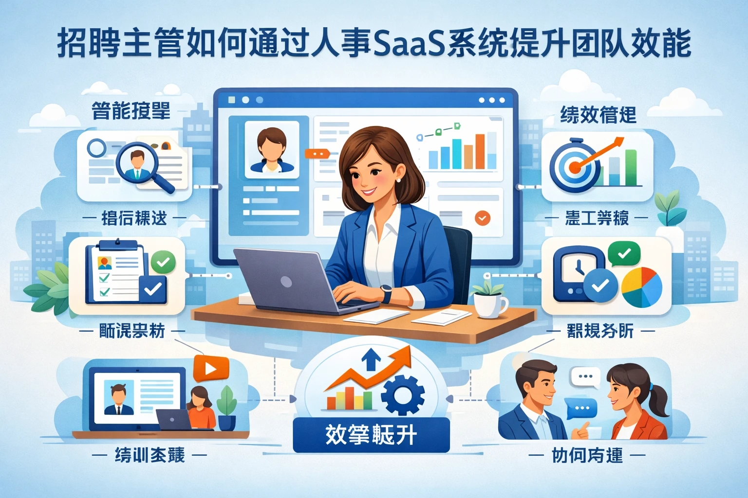 招聘主管如何通过人事SaaS系统提升团队效能
