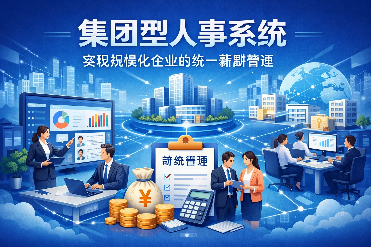 集团型人事系统：实现规模化企业的统一薪酬管理