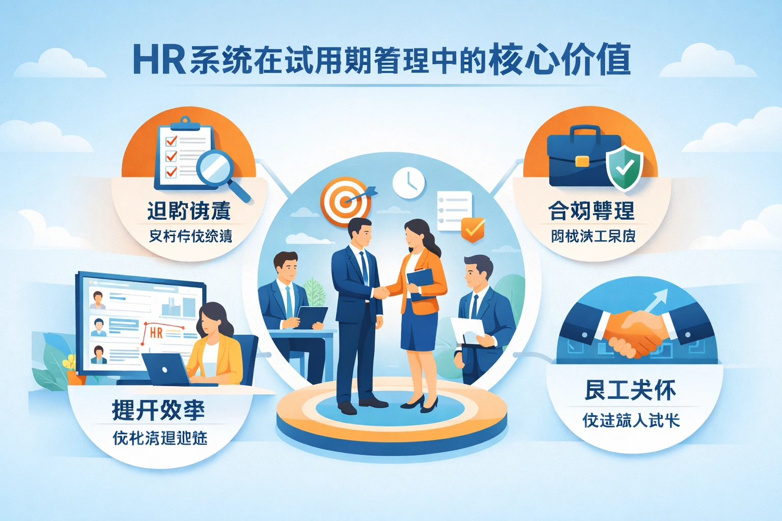 HR系统在试用期管理中的核心价值