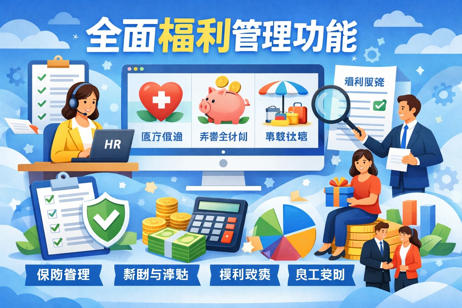 全面福利管理功能