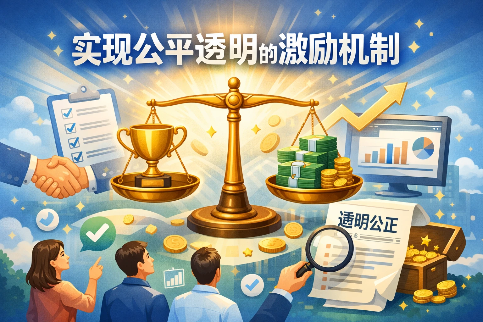 实现公平透明的激励机制