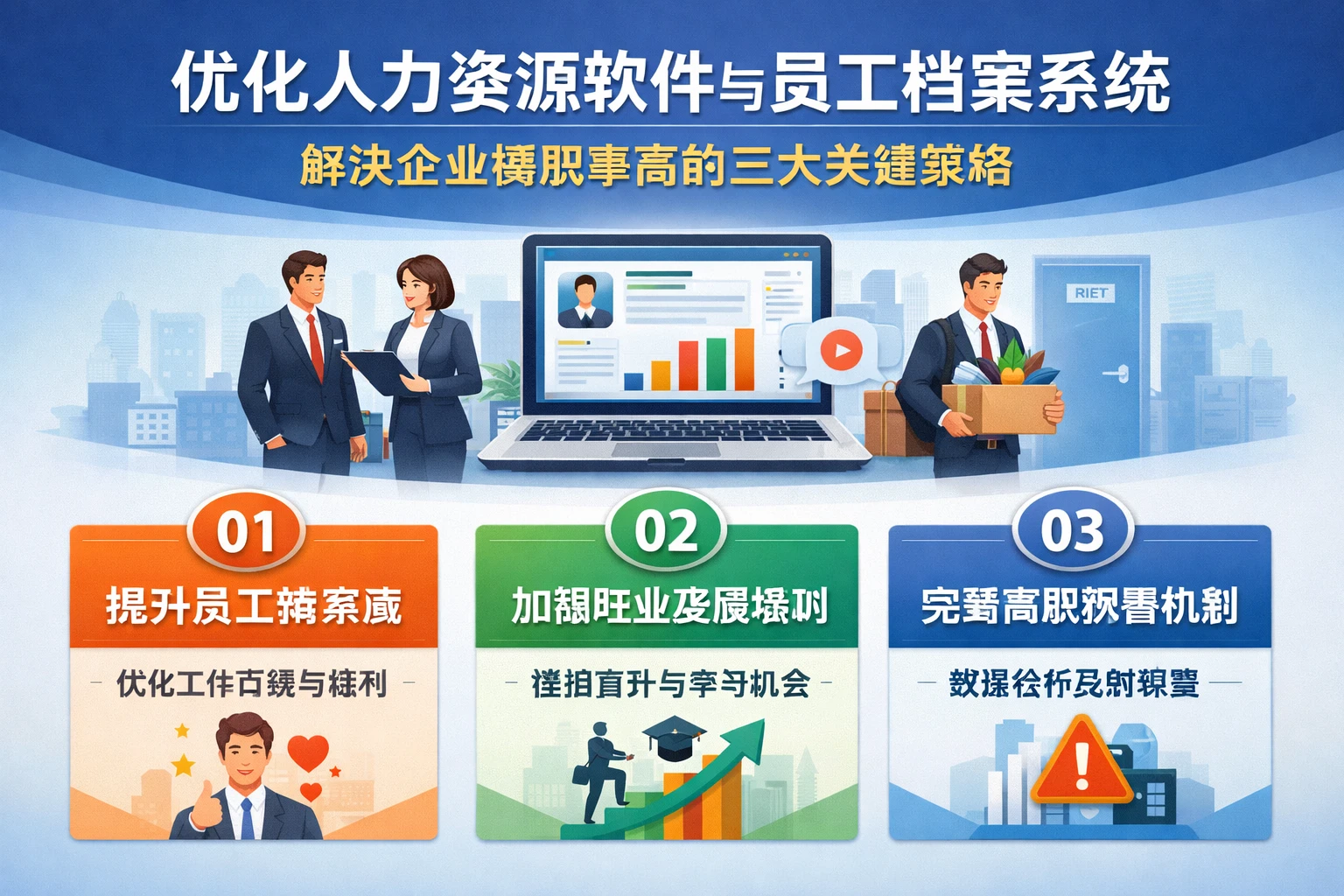 优化人力资源软件与员工档案系统：解决企业离职率高的三大关键策略