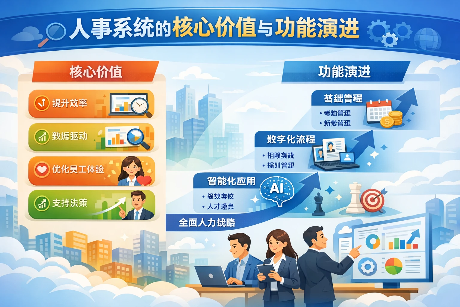 人事系统的核心价值与功能演进