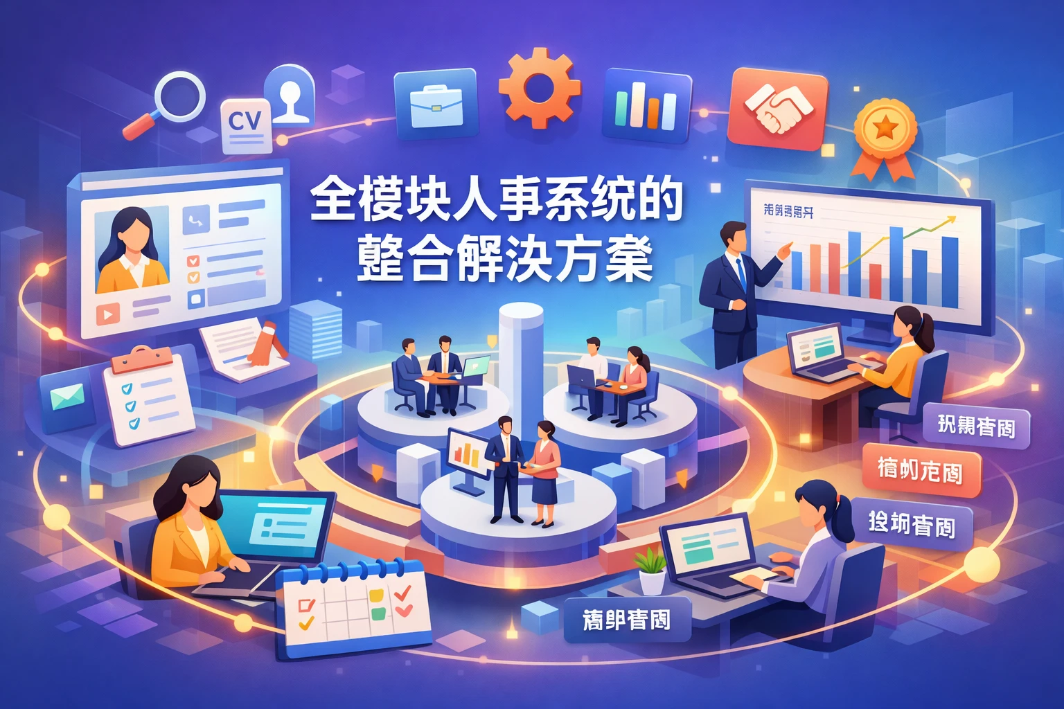 全模块人事系统的整合解决方案