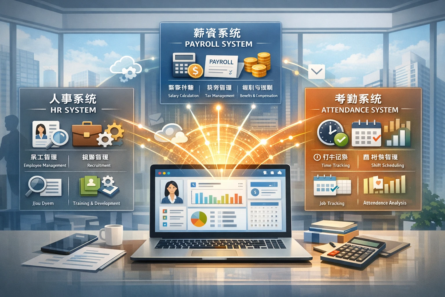 现代企业高效管理：人事系统、薪资核算系统与考勤管理系统的整合应用