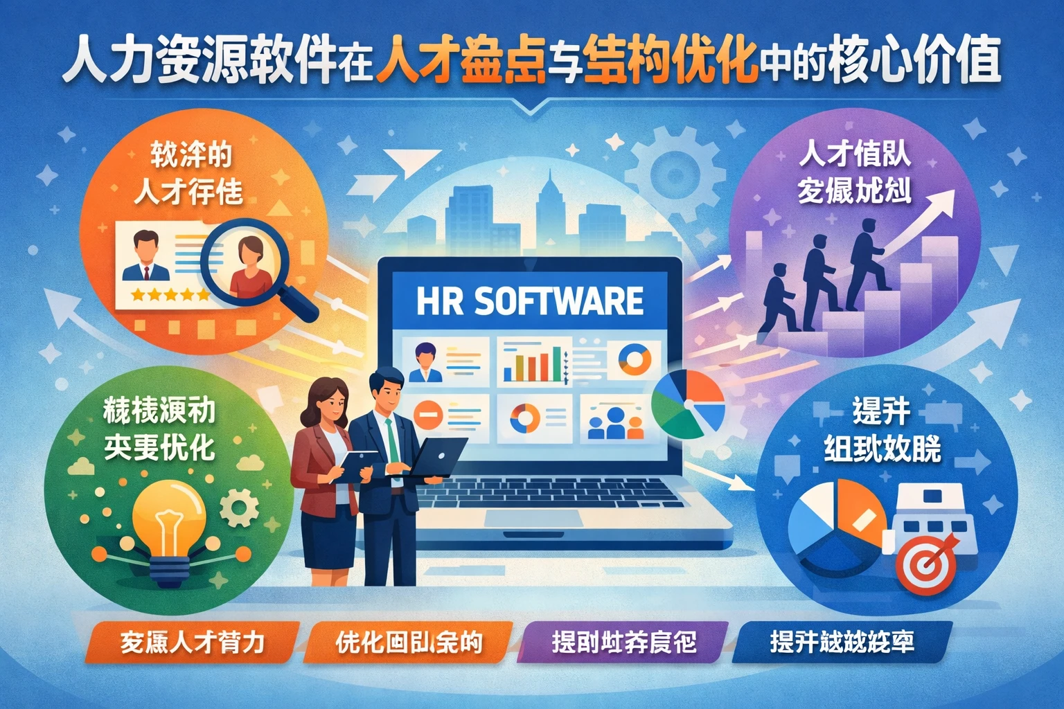 人力资源软件在人才盘点与结构优化中的核心价值