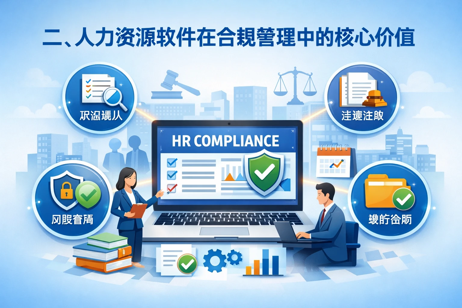 二、人力资源软件在合规管理中的核心价值