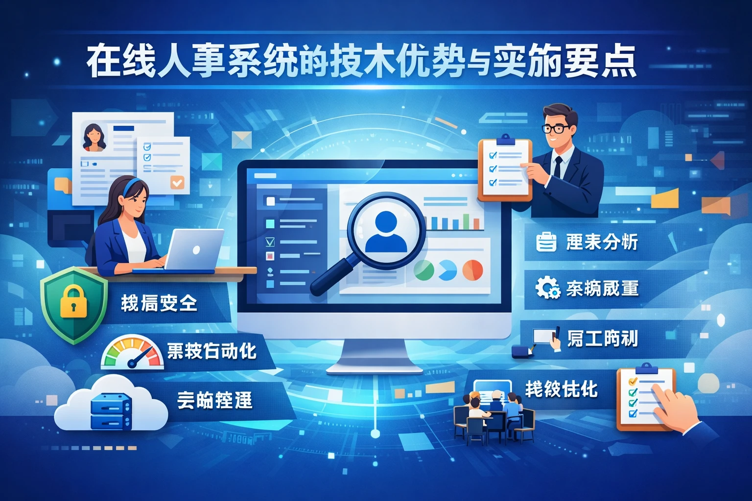 在线人事系统的技术优势与实施要点