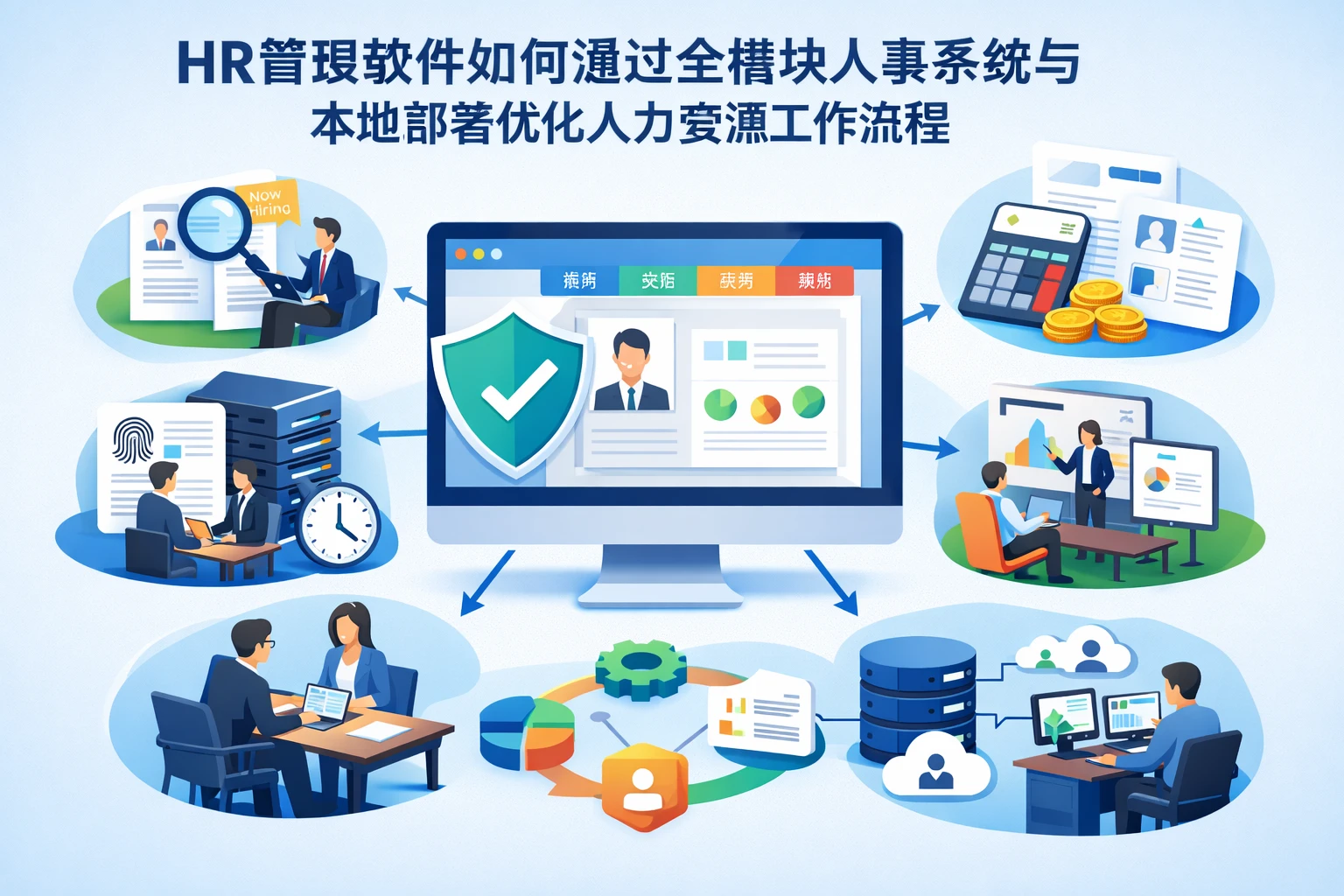 HR管理软件如何通过全模块人事系统与本地部署优化人力资源工作流程