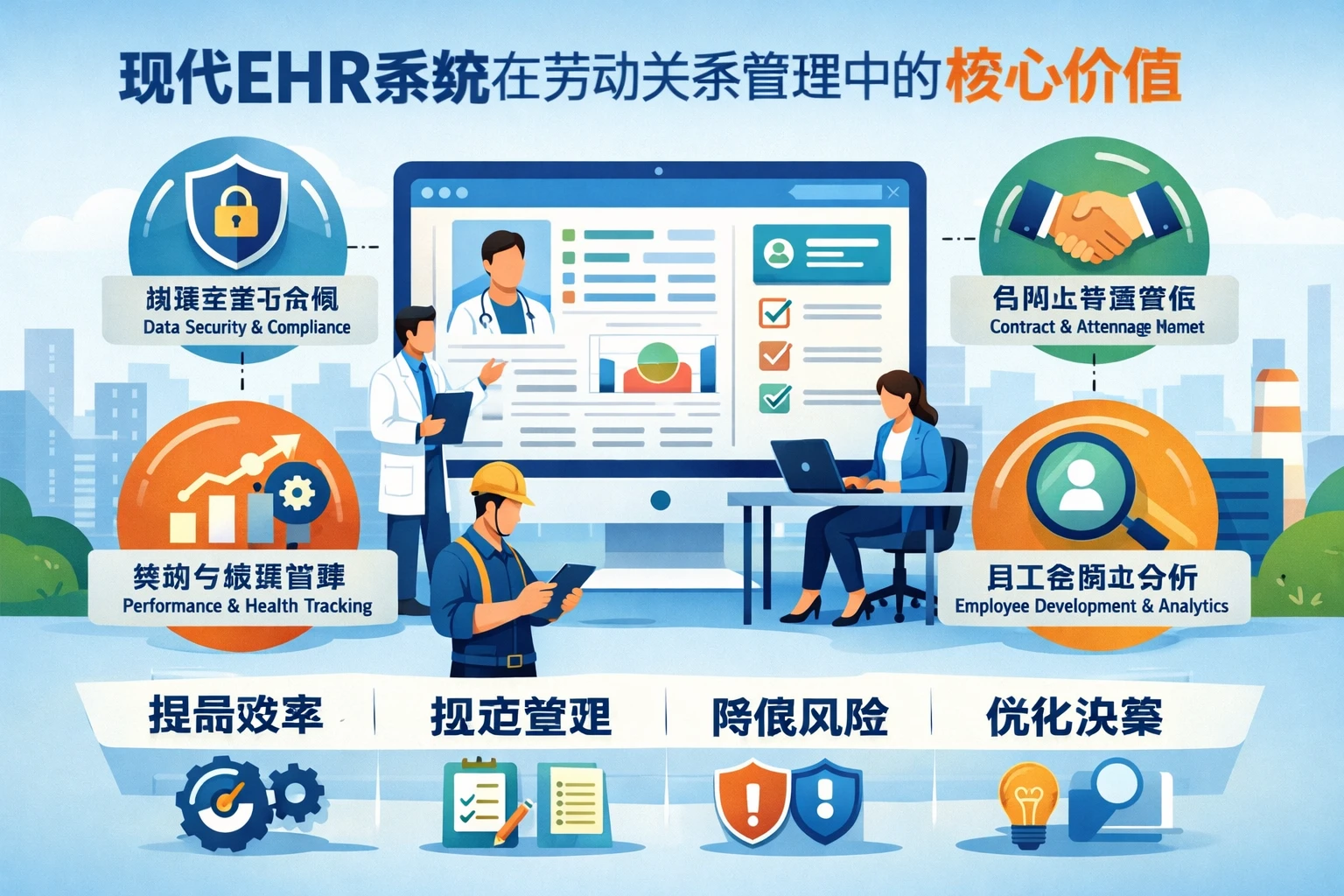 现代EHR系统在劳动关系管理中的核心价值