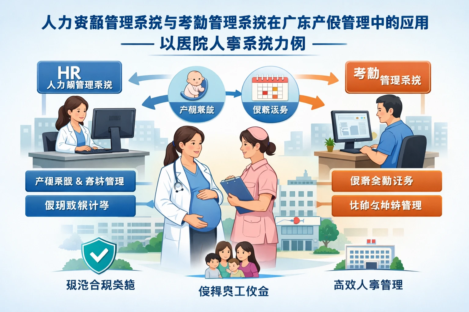 人力资源管理系统与考勤管理系统在广东产假管理中的应用——以医院人事系统为例