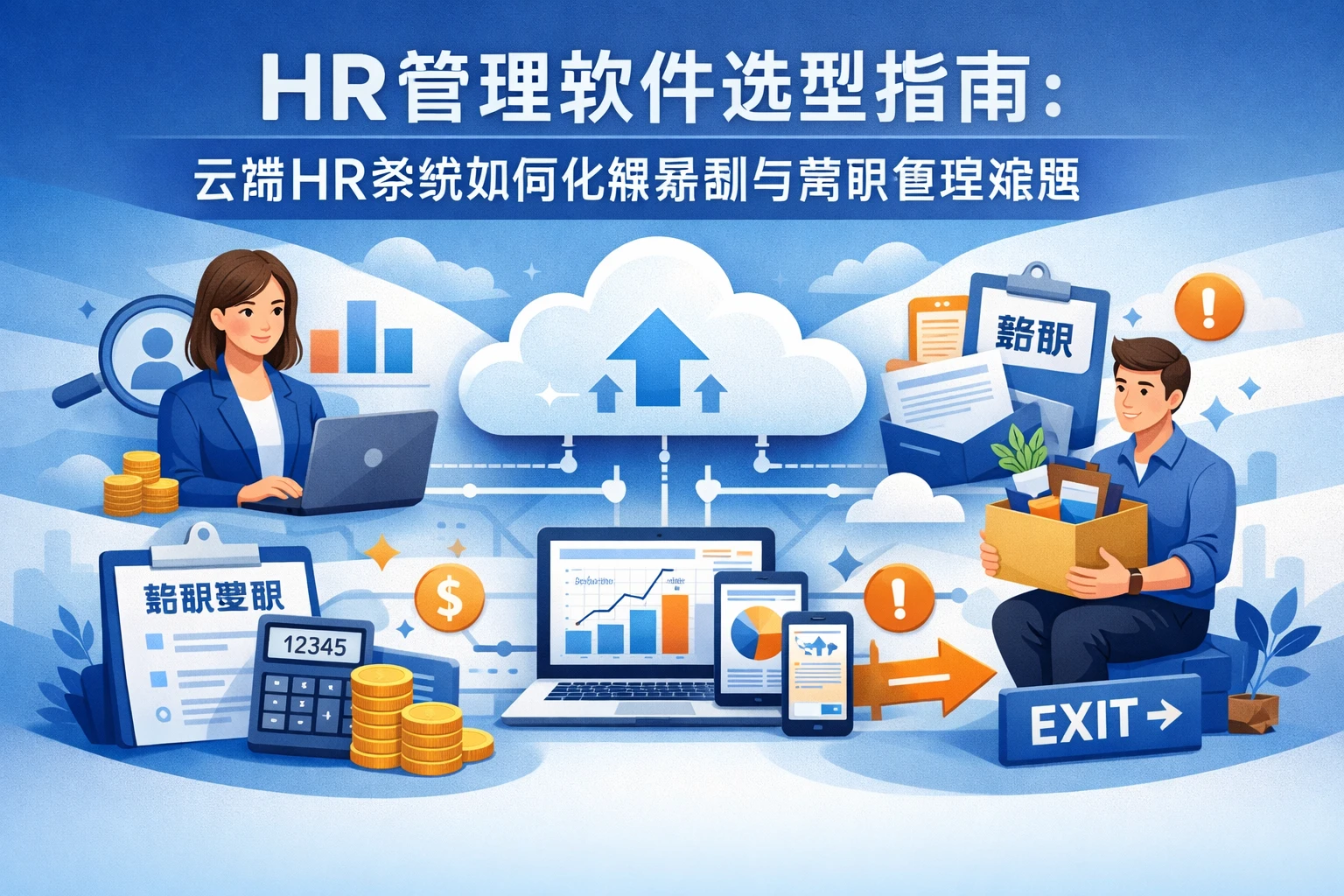 HR管理软件选型指南：云端HR系统如何化解薪酬与离职管理难题