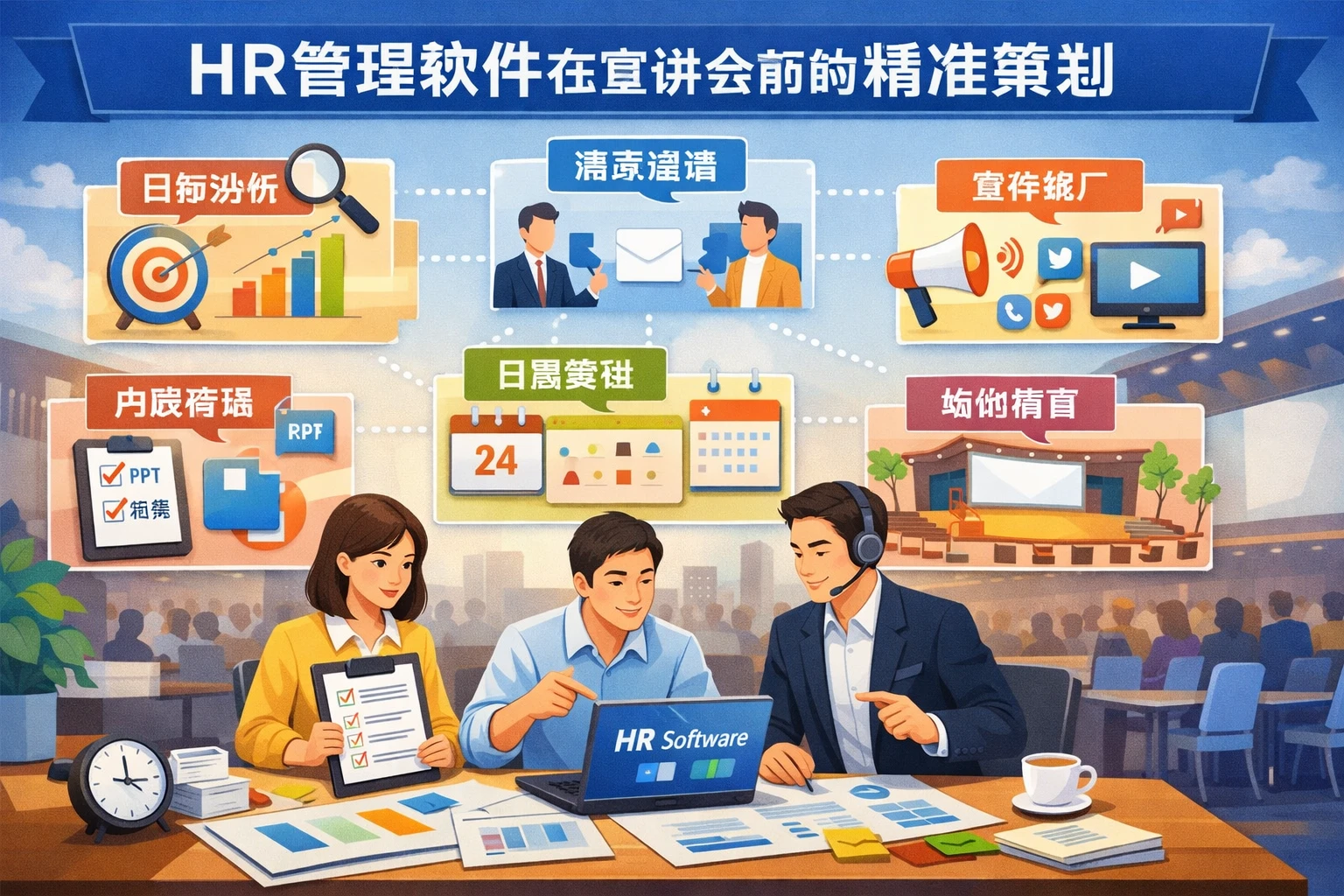 HR管理软件在宣讲会前的精准策划