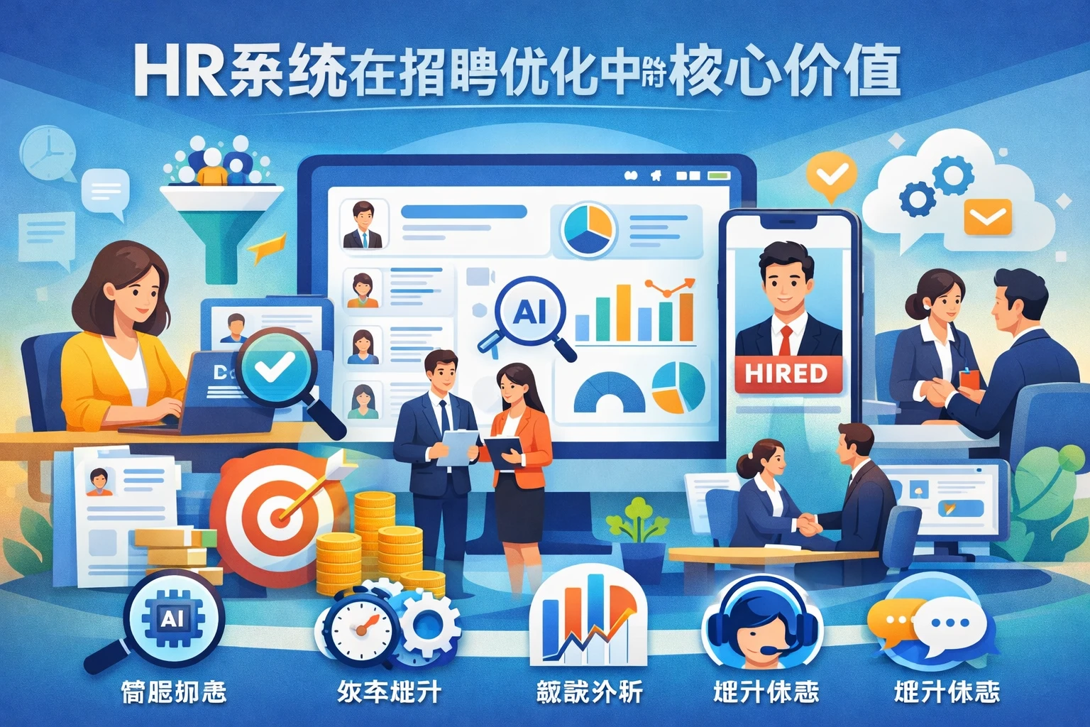 HR系统在招聘优化中的核心价值