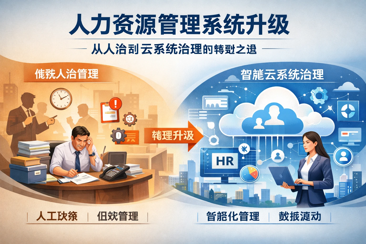 人力资源管理系统升级：从人治到云系统治理的转型之道