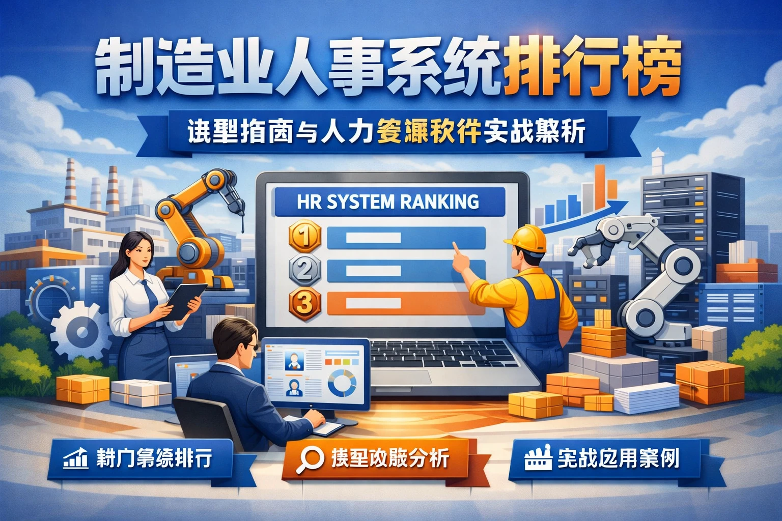 制造业人事系统排行榜：选型指南与人力资源软件实战解析