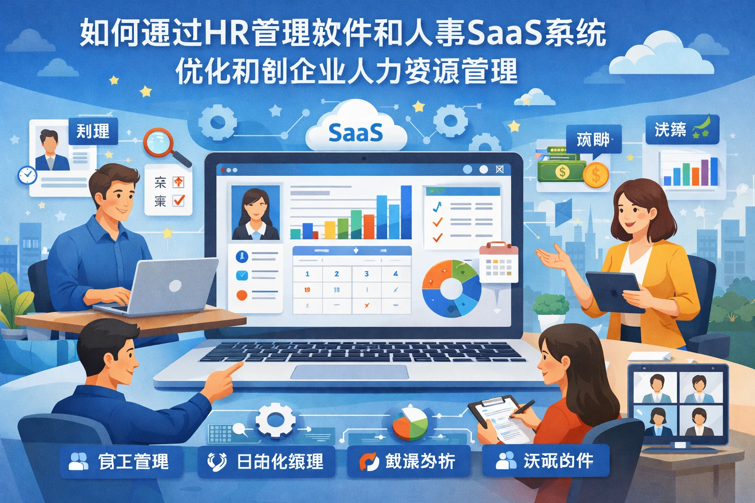 如何通过HR管理软件和人事SaaS系统优化初创企业人力资源管理