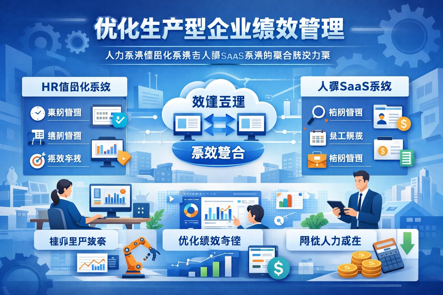 优化生产型企业绩效管理：人力资源信息化系统与人事SaaS系统的整合解决方案