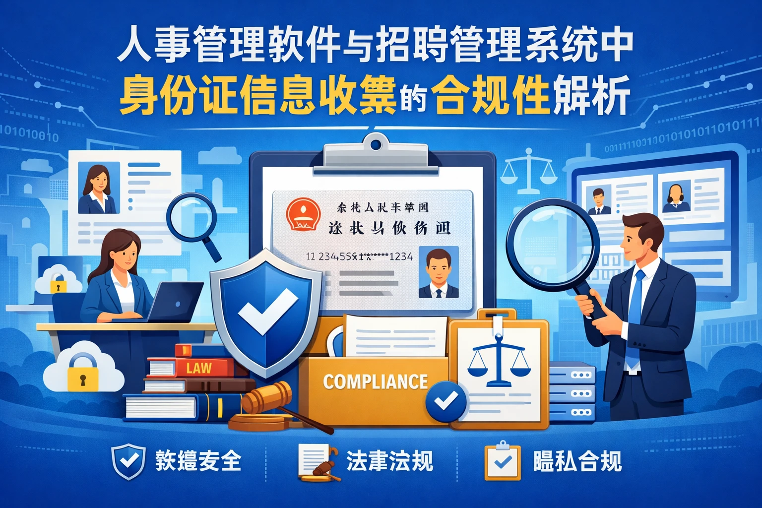 人事管理软件与招聘管理系统中身份证信息收集的合规性解析
