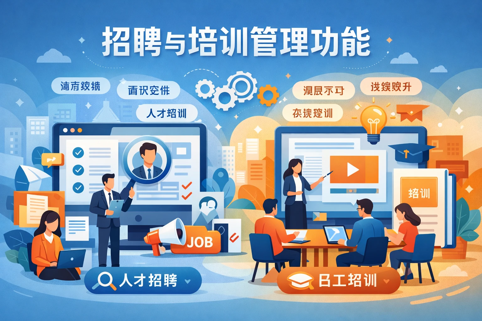 招聘与培训管理功能