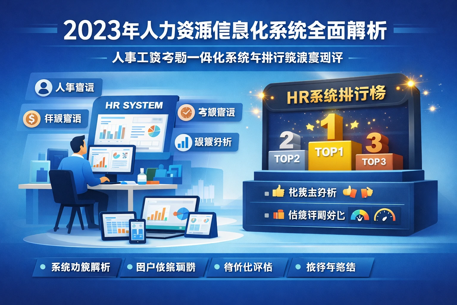 2023年人力资源信息化系统全面解析：人事工资考勤一体化系统与排行榜深度测评