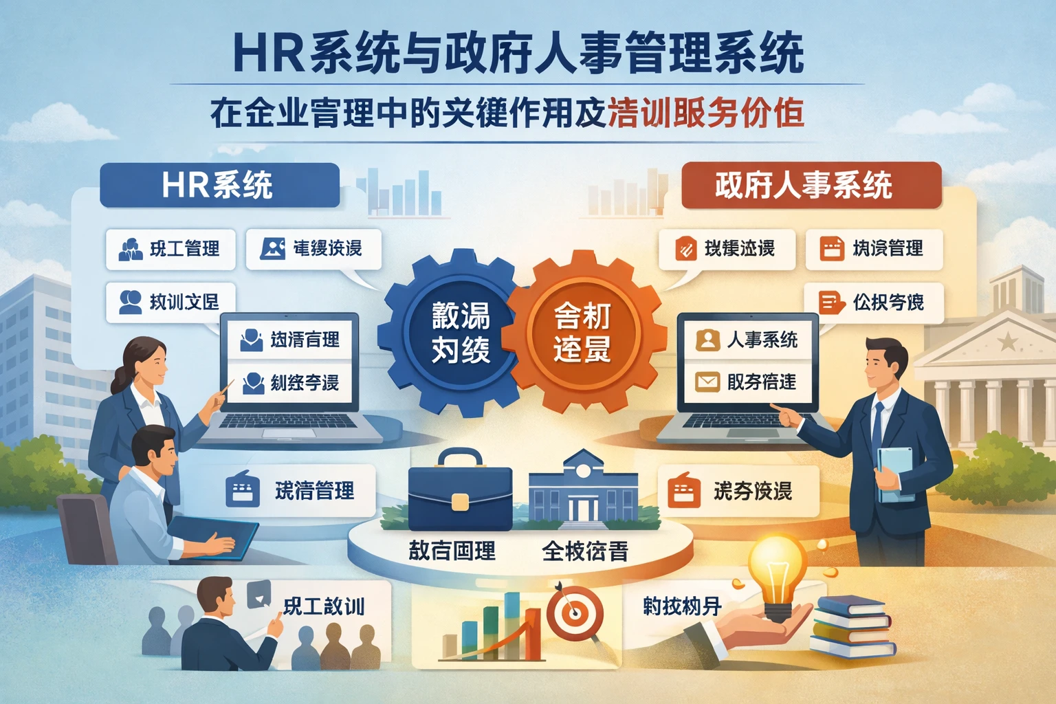 HR系统与政府人事管理系统在企业管理中的关键作用及培训服务价值