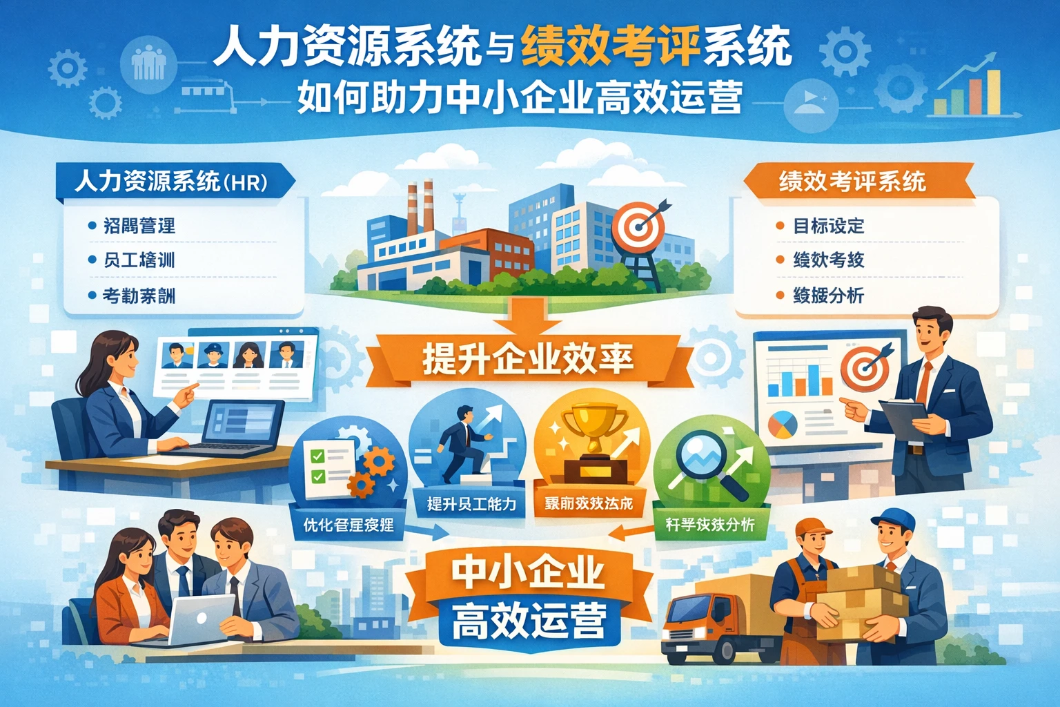 人力资源系统与绩效考评系统如何助力中小企业高效运营